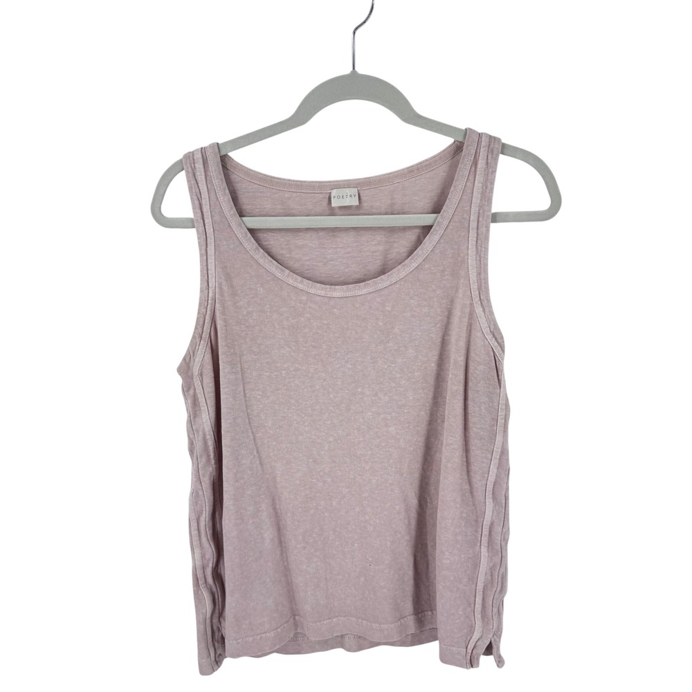 Poetry Tank Top Tan US 8 Hemp Organic Cotton Sustainable Summer UJ11